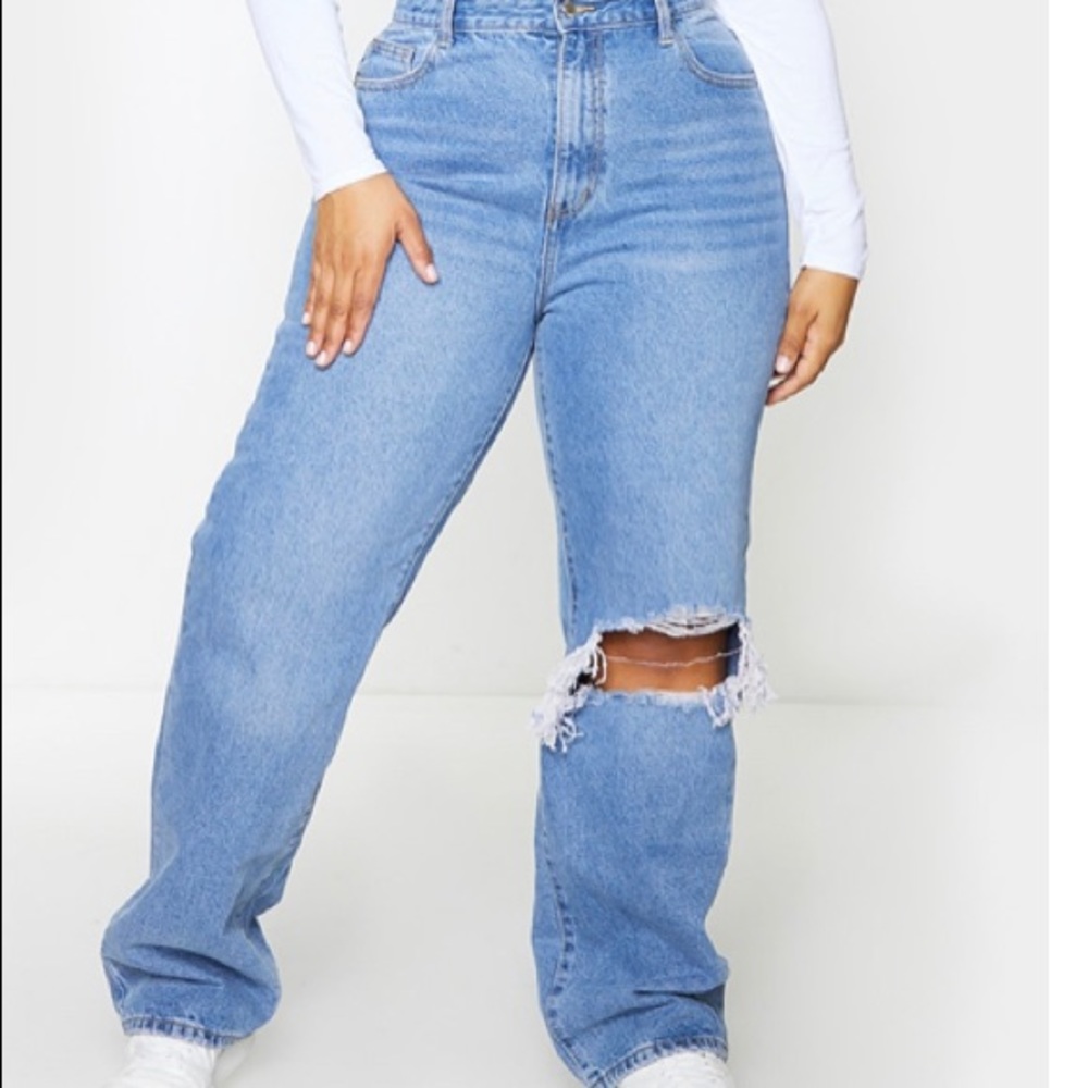 Pretty Little Thing plus size jeans- Brand new!!